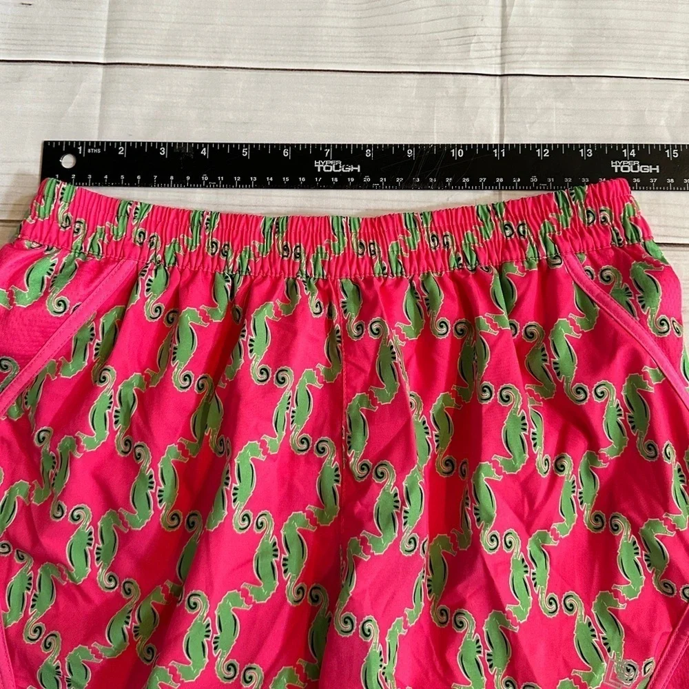 Zelos Size Medium Pink and Green Sea Horse Running Shorts
Summer Active Wear - Picture 4 of 7